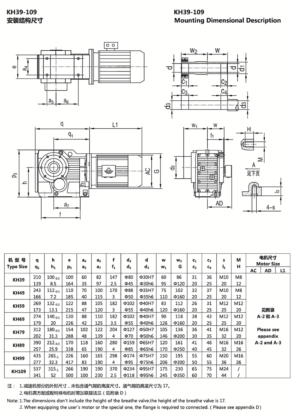 KH39-109安裝結構尺寸